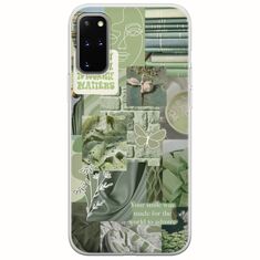 Aesthetic Green Samsung Galaxy S20 Plus Flexible TPU (Διάφανη Σιλικόνη)