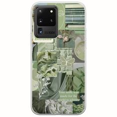Aesthetic Green Samsung Galaxy S20 Ultra Flexible TPU (Διάφανη Σιλικόνη)