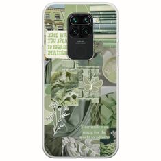 Aesthetic Green Xiaomi Redmi Note 9 Flexible TPU (Διάφανη Σιλικόνη)