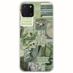 Aesthetic Green Samsung Galaxy Note 10 Lite Flexible TPU (Διάφανη Σιλικόνη)