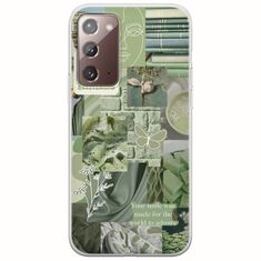 Aesthetic Green Samsung Galaxy Note 20 Flexible TPU (Διάφανη Σιλικόνη)
