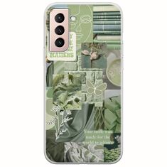 Aesthetic Green Samsung Galaxy S21 Flexible TPU (Διάφανη Σιλικόνη)
