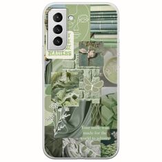 Aesthetic Green Samsung Galaxy S21 Plus Flexible TPU (Διάφανη Σιλικόνη)