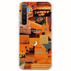 Aesthetic Orange Realme 6 Pro Flexible TPU (Διάφανη Σιλικόνη)
