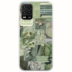 Aesthetic Green Xiaomi Mi 10 Lite Flexible TPU (Διάφανη Σιλικόνη)