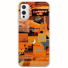 Aesthetic Orange OnePlus 9 Flexible TPU (Διάφανη Σιλικόνη)