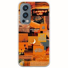 Aesthetic Orange OnePlus Nord 2 5G Flexible TPU (Διάφανη Σιλικόνη)