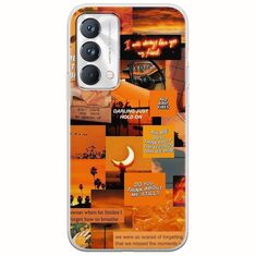 Aesthetic Orange Realme GT Master Edition Flexible TPU (Διάφανη Σιλικόνη)