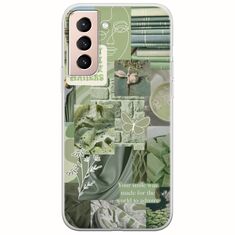 Aesthetic Green Samsung Galaxy S21 FE 5G Flexible TPU (Διάφανη Σιλικόνη)