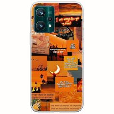 Aesthetic Orange Realme 9 Pro Flexible TPU (Διάφανη Σιλικόνη)