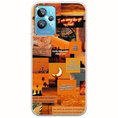 Aesthetic Orange Realme GT2 Pro Flexible TPU (Διάφανη Σιλικόνη)