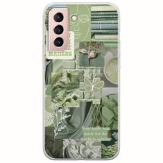 Aesthetic Green Samsung Galaxy S22 Flexible TPU (Διάφανη Σιλικόνη)