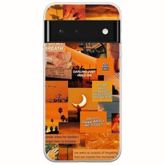 Aesthetic Orange Google Pixel 6 Pro 5G Flexible TPU (Διάφανη Σιλικόνη)