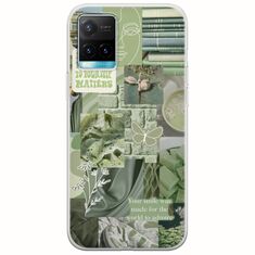 Aesthetic Green Vivo Y33s Flexible TPU (Διάφανη Σιλικόνη)