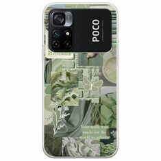 Aesthetic Green Xiaomi Poco M4 Pro 4G Flexible TPU (Διάφανη Σιλικόνη)