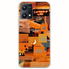 Aesthetic Orange Realme 9 4G Flexible TPU (Διάφανη Σιλικόνη)