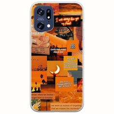 Aesthetic Orange Oppo Find X5 Pro 5G Flexible TPU (Διάφανη Σιλικόνη)