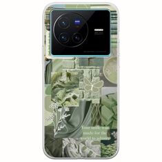 Aesthetic Green Vivo X80 Flexible TPU (Διάφανη Σιλικόνη)