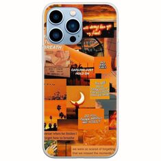 Aesthetic Orange iPhone 14 Pro Max Flexible TPU (Διάφανη Σιλικόνη)