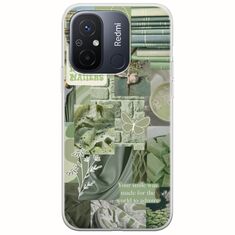 Aesthetic Green Xiaomi Redmi 12C Flexible TPU (Διάφανη Σιλικόνη)