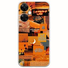 Aesthetic Orange OnePlus Nord CE 3 Lite 5G Flexible TPU (Διάφανη Σιλικόνη)