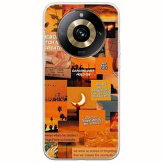Aesthetic Orange Realme 11 Pro Plus 5G Flexible TPU (Διάφανη Σιλικόνη)