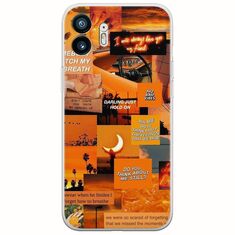 Aesthetic Orange Nothing Phone (2) Flexible TPU (Διάφανη Σιλικόνη)