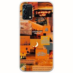 Aesthetic Orange Oppo A94 5G Flexible TPU (Διάφανη Σιλικόνη)