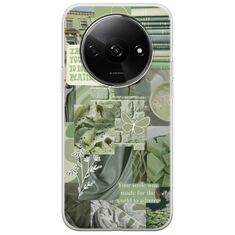 Aesthetic Green Xiaomi Redmi A3 Flexible TPU (Διάφανη Σιλικόνη)