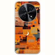 Aesthetic Orange Huawei Nova 12i Flexible TPU (Διάφανη Σιλικόνη)