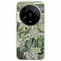 Aesthetic Green Xiaomi 14 Ultra 5G Flexible TPU (Διάφανη Σιλικόνη)