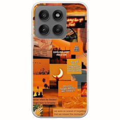 Aesthetic Orange Motorola Edge 60 Pro 5G Flexible TPU (Διάφανη Σιλικόνη)