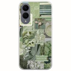 Aesthetic Green Samsung Galaxy S25 Edge 5G Flexible TPU (Διάφανη Σιλικόνη)