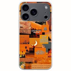 Aesthetic Orange iPhone 17 Pro Max Flexible TPU (Διάφανη Σιλικόνη)