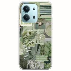 Aesthetic Green Xiaomi Redmi 15C Flexible TPU (Διάφανη Σιλικόνη)
