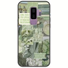 Aesthetic Green Samsung Galaxy S9 Plus Black TPU (Μαύρη Σιλικόνη)