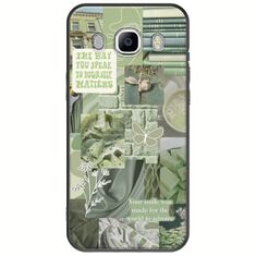 Aesthetic Green Samsung Galaxy J5(2016) Black TPU (Μαύρη Σιλικόνη)