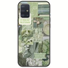 Aesthetic Green Samsung Galaxy A71 Black TPU (Μαύρη Σιλικόνη)