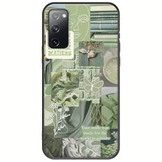 Aesthetic Green Samsung Galaxy S20 Black TPU (Μαύρη Σιλικόνη)