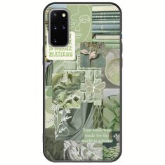 Aesthetic Green Samsung Galaxy S20 Plus Black TPU (Μαύρη Σιλικόνη)
