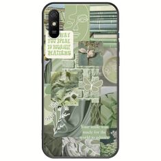 Aesthetic Green Xiaomi Redmi 9A Black TPU (Μαύρη Σιλικόνη)