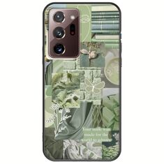 Aesthetic Green Samsung Galaxy Note 20 Ultra Black TPU (Μαύρη Σιλικόνη)