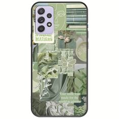 Aesthetic Green Samsung Galaxy A72 5G Black TPU (Μαύρη Σιλικόνη)