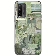 Aesthetic Green Xiaomi Redmi 9T Black TPU (Μαύρη Σιλικόνη)