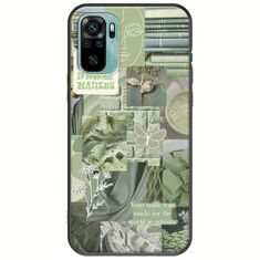 Aesthetic Green Xiaomi Redmi Note 10 / 10s Black TPU (Μαύρη Σιλικόνη)