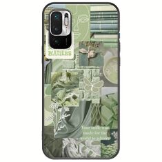 Aesthetic Green Xiaomi Redmi Note 10 5G Black TPU (Μαύρη Σιλικόνη)