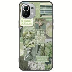 Aesthetic Green Xiaomi Mi 11 Lite / 11 Lite NE / 5G Black TPU (Μαύρη Σιλικόνη)