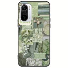 Aesthetic Green Xiaomi Mi11i Black TPU (Μαύρη Σιλικόνη)