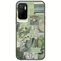 Aesthetic Green Xiaomi Poco M3 Pro 5G Black TPU (Μαύρη Σιλικόνη)