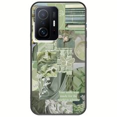 Aesthetic Green Xiaomi 11T / 11T Pro Black TPU (Μαύρη Σιλικόνη)